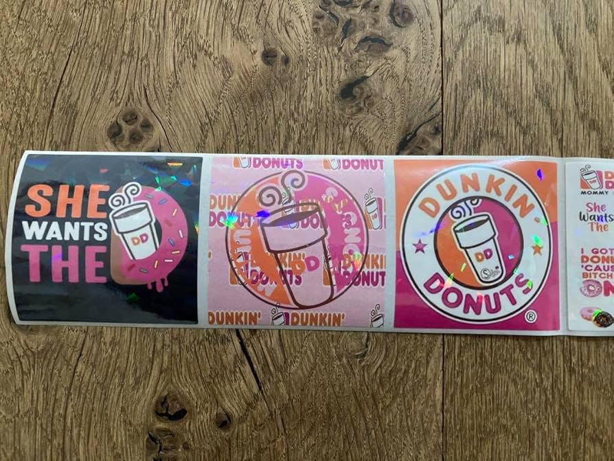 Amazon.co.jp: DUNKIN DONUTS ダンキンドーナツ ステッカー 6枚
